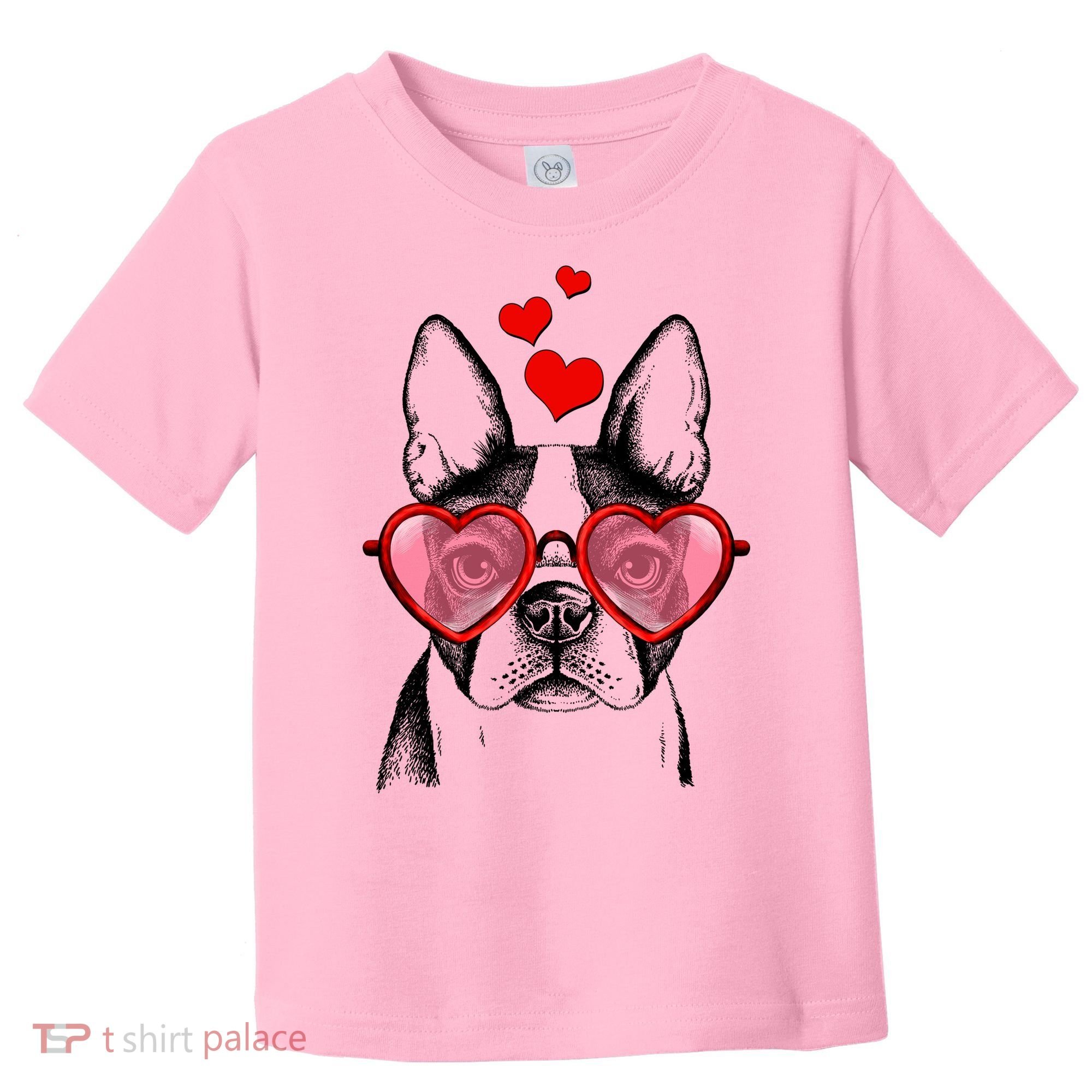 Cute Boston Terrier Toddler T-Shirt