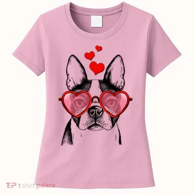 Cute Boston Terrier Women's T-Shirt