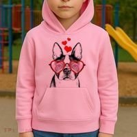 Cute Boston Terrier Kids Hoodie thumb 2