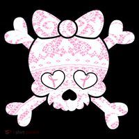 Cute Breast Cancer Bow Tie Skull Backpack thumb 2