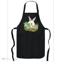 Cute Bunny with Easter Eggs Apron thumb 0