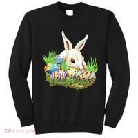 Cute Bunny with Easter Eggs Sweatshirt thumb 0