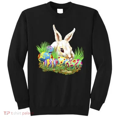 Cute Bunny with Easter Eggs Sweatshirt