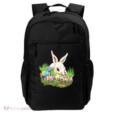 Cute Bunny with Easter Eggs Backpack