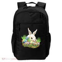 Cute Bunny with Easter Eggs Backpack thumb 0