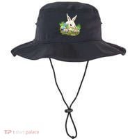Cute Bunny with Easter Eggs Bucket Hat thumb 0