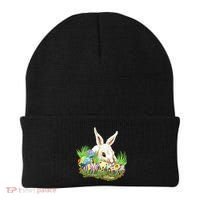 Cute Bunny with Easter Eggs Beanie thumb 0