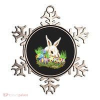Cute Bunny with Easter Eggs Ornament thumb 0