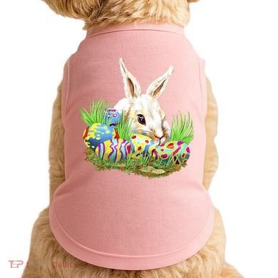 Cute Bunny with Easter Eggs Doggie Tank
