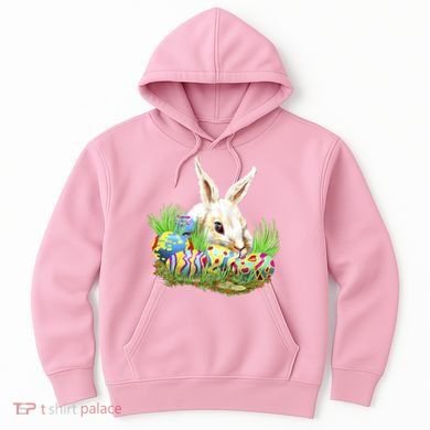 Cute Bunny with Easter Eggs Hoodie