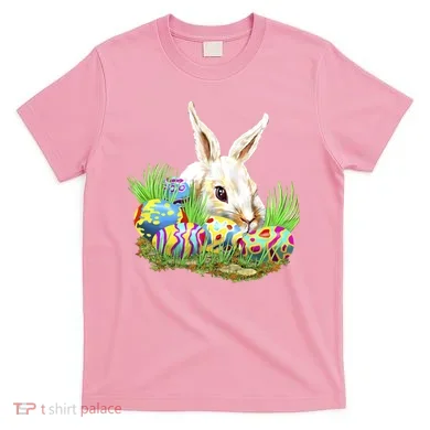 Cute Bunny with Easter Eggs T-Shirt