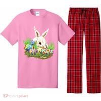 Cute Bunny with Easter Eggs Pajama Set thumb 0
