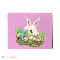 Cute Bunny with Easter Eggs Mousepad thumb 0