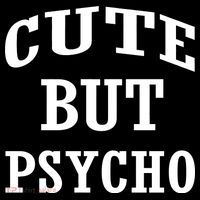 Cute But Psycho Funny Meme Toddler Hoodie thumb 2