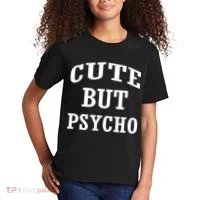 Cute But Psycho Funny Meme Kids T-Shirt thumb 2