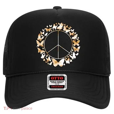 Cute Butterfly Peace Sign Hat