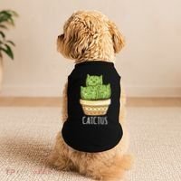 Cute Cactus Three Cats Doggie Tank thumb 2