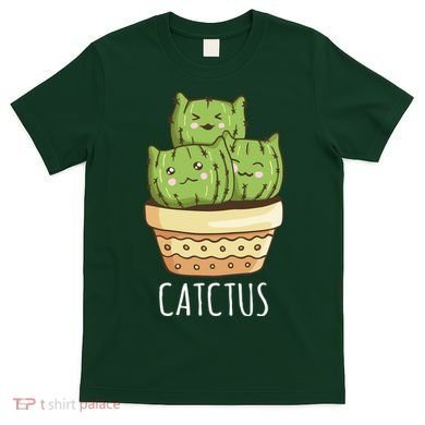 Cute Cactus Three Cats T-Shirt