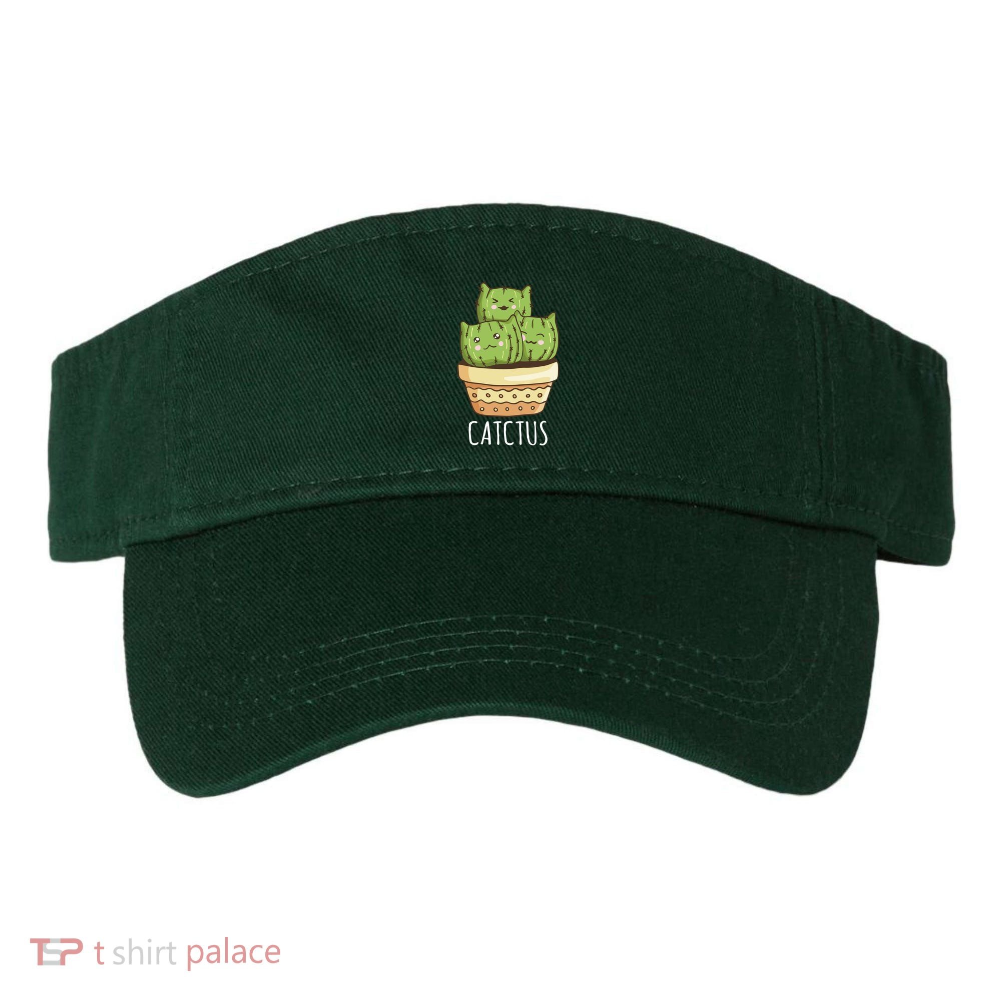Cute Cactus Three Cats Visor
