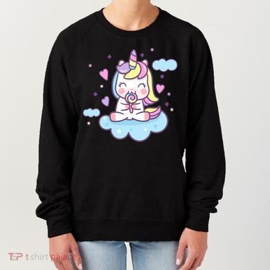 Cute Candy Unicorn Women's Sweatshirt