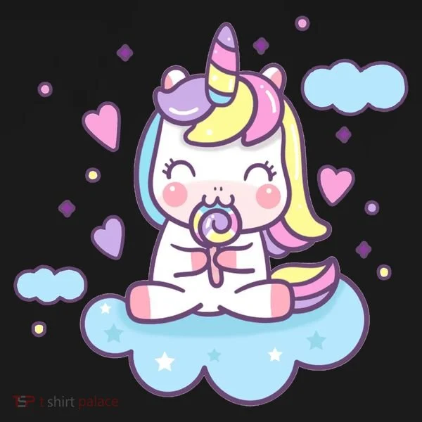 Cute Candy Unicorn Doggie Tank