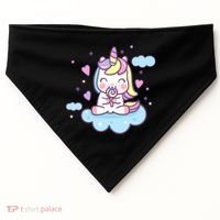 Cute Candy Unicorn USA-Made Doggie Bandana thumb 0
