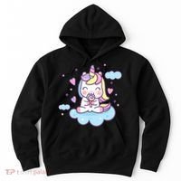 Cute Candy Unicorn Hoodie thumb 0