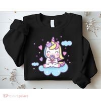 Cute Candy Unicorn Sweatshirt thumb 2