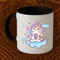 Cute Candy Unicorn Coffee Mug thumb 2