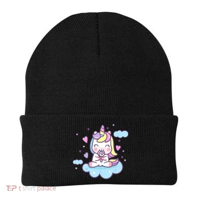 Cute Candy Unicorn Beanie
