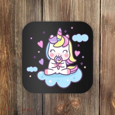 Cute Candy Unicorn Coaster