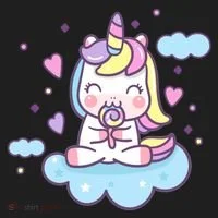 Cute Candy Unicorn Tumbler thumb 3