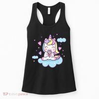 Cute Candy Unicorn Women's Tank Top thumb 0