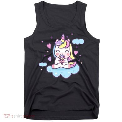 Cute Candy Unicorn Tank Top