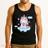 Cute Candy Unicorn Tank Top thumb 3
