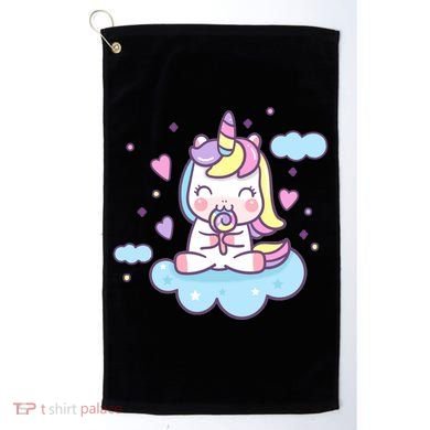 Cute Candy Unicorn Golf Towel