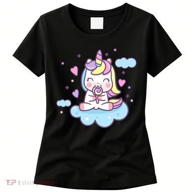 Cute Candy Unicorn Women's T-Shirt