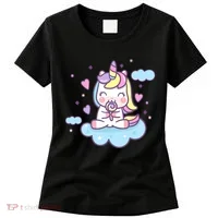 Cute Candy Unicorn Women's T-Shirt thumb 0
