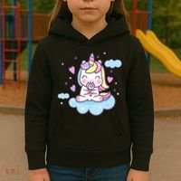 Cute Candy Unicorn Kids Hoodie thumb 3