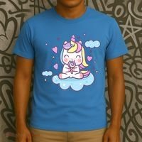 Cute Candy Unicorn T-Shirt thumb 3
