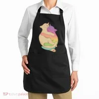Cute Cat Love Hugging Out Apron thumb 2