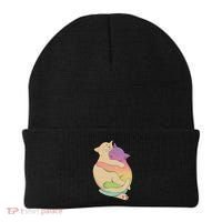 Cute Cat Love Hugging Out Beanie thumb 0