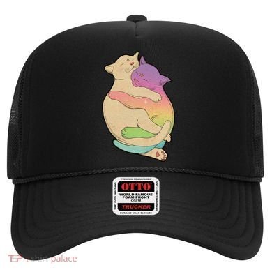Cute Cat Love Hugging Out Hat