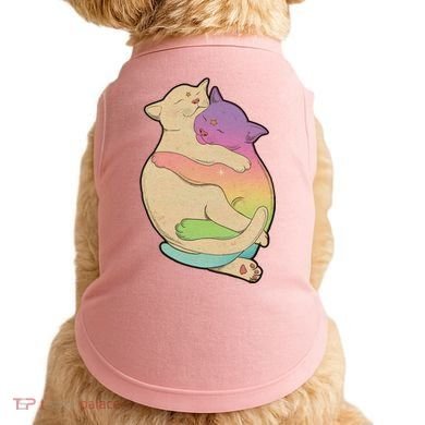 Cute Cat Love Hugging Out Doggie Tank