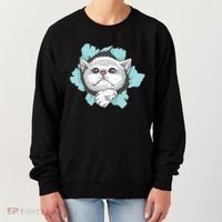Cute Cat Through Hole Women's Sweatshirt thumb 0