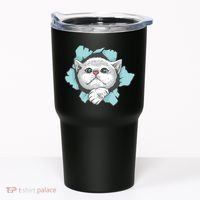 Cute Cat Through Hole Tumbler thumb 0