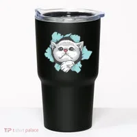 Cute Cat Through Hole Tumbler thumb 0
