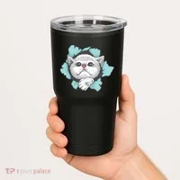 Cute Cat Through Hole Tumbler thumb 2