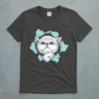 Cute Cat Through Hole T-Shirt thumb 5