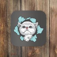 Cute Cat Through Hole Coaster thumb 0